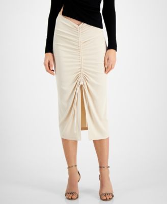LNA Ruched Drawstring Skirt ☀ Reviews ...